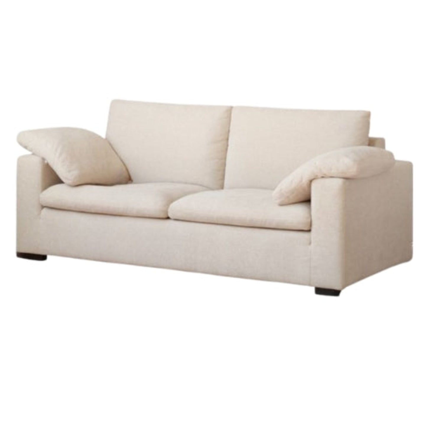 Wabi-Sabi Fabric Sofa with Detachable and Washable Covers