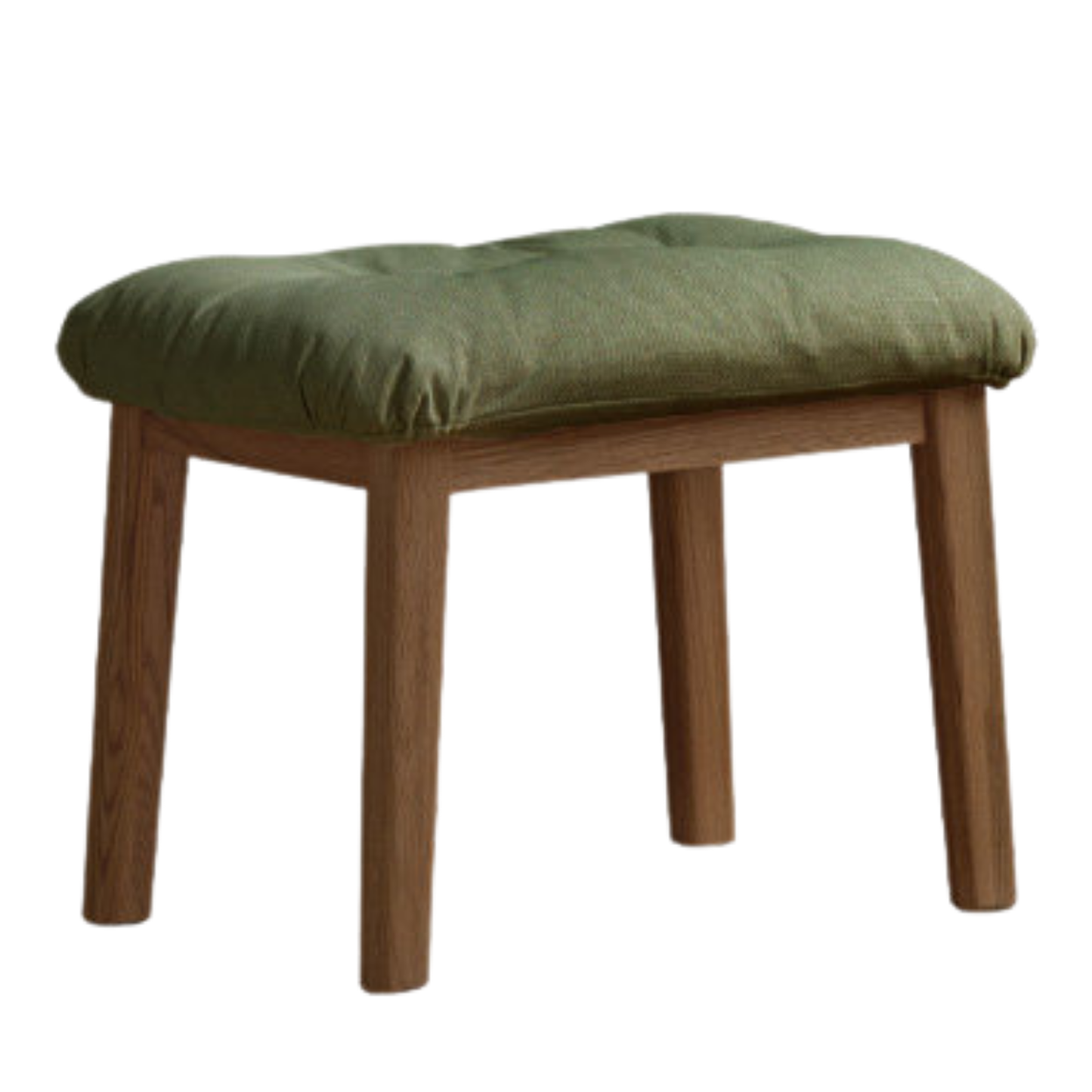 Oak Solid Wood, Fabric Sofa Footstool, Changing Stool