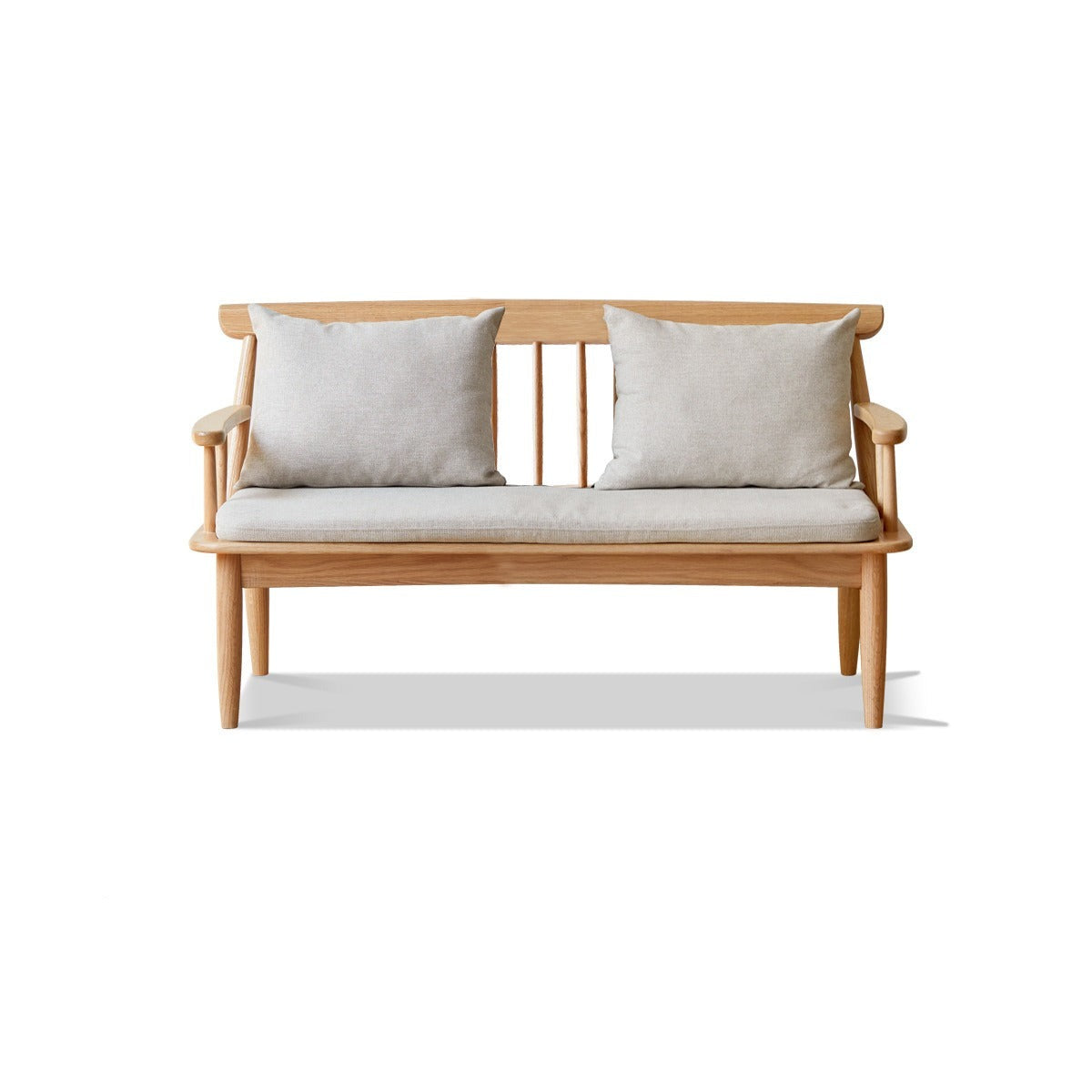 Oak Solid Wood Windsor Sofa Winter/Summer Dual Use
