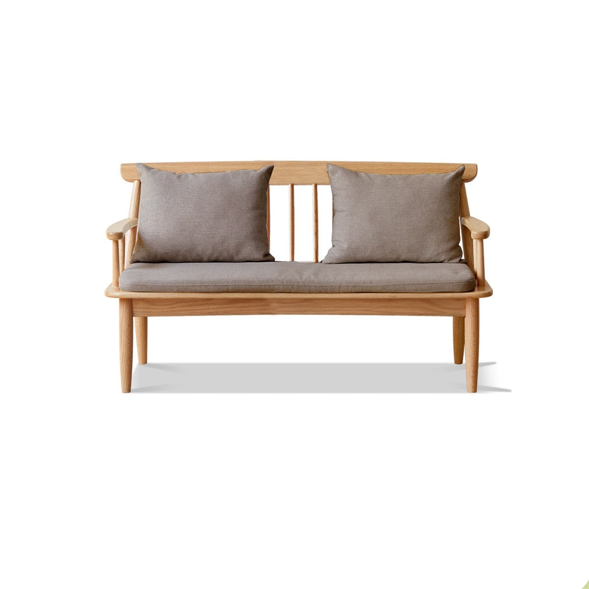 Oak Solid Wood Windsor Sofa Winter/Summer Dual Use