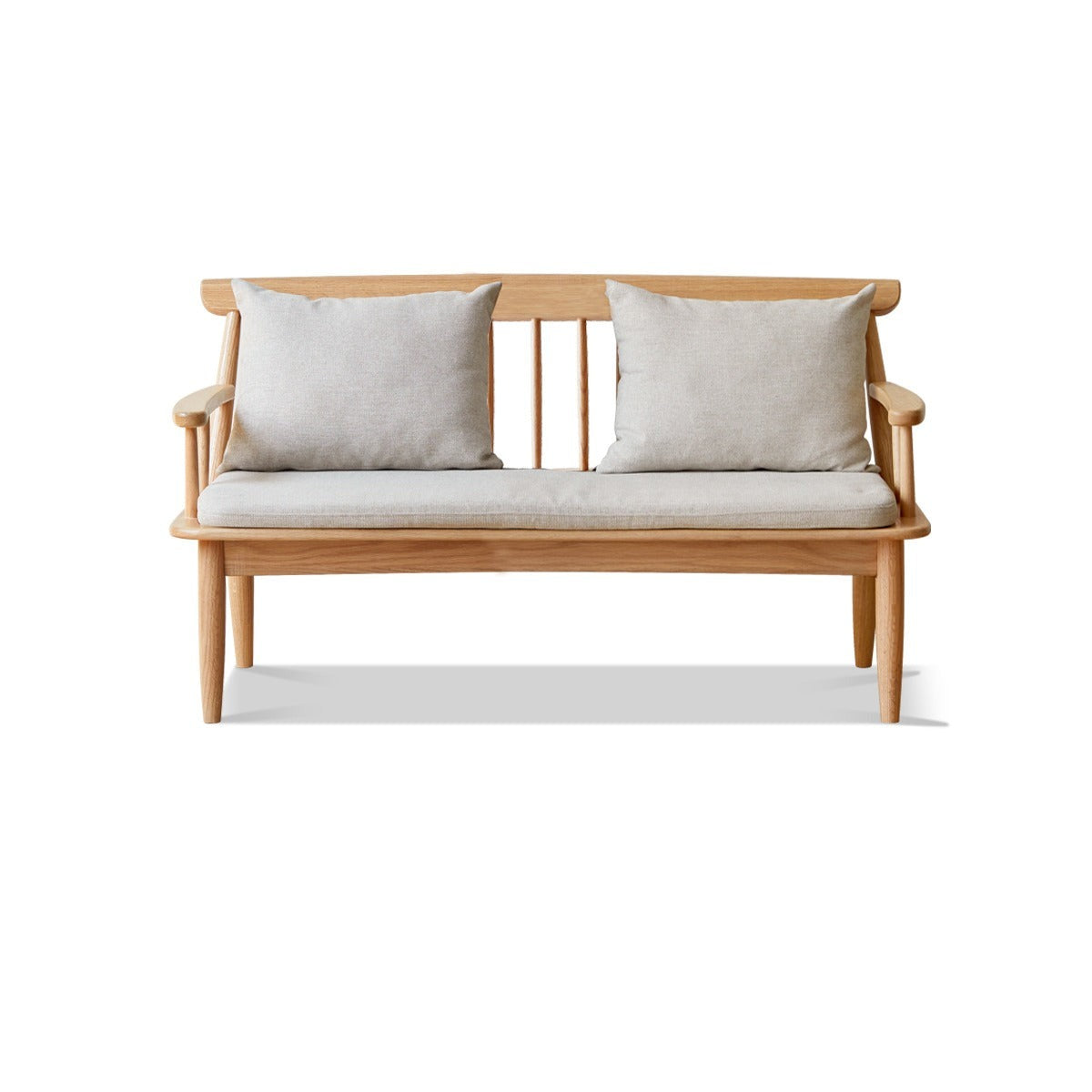 Oak Solid Wood Windsor Sofa Winter/Summer Dual Use