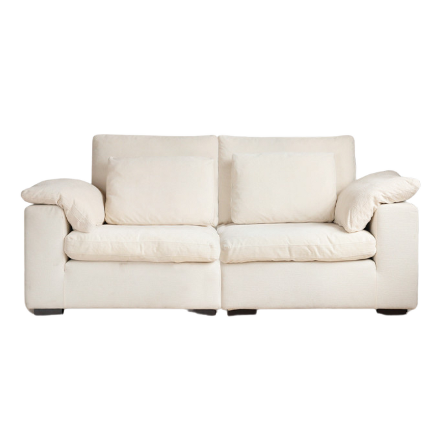 Ultra-Soft Deep Seat Fabric Sofa