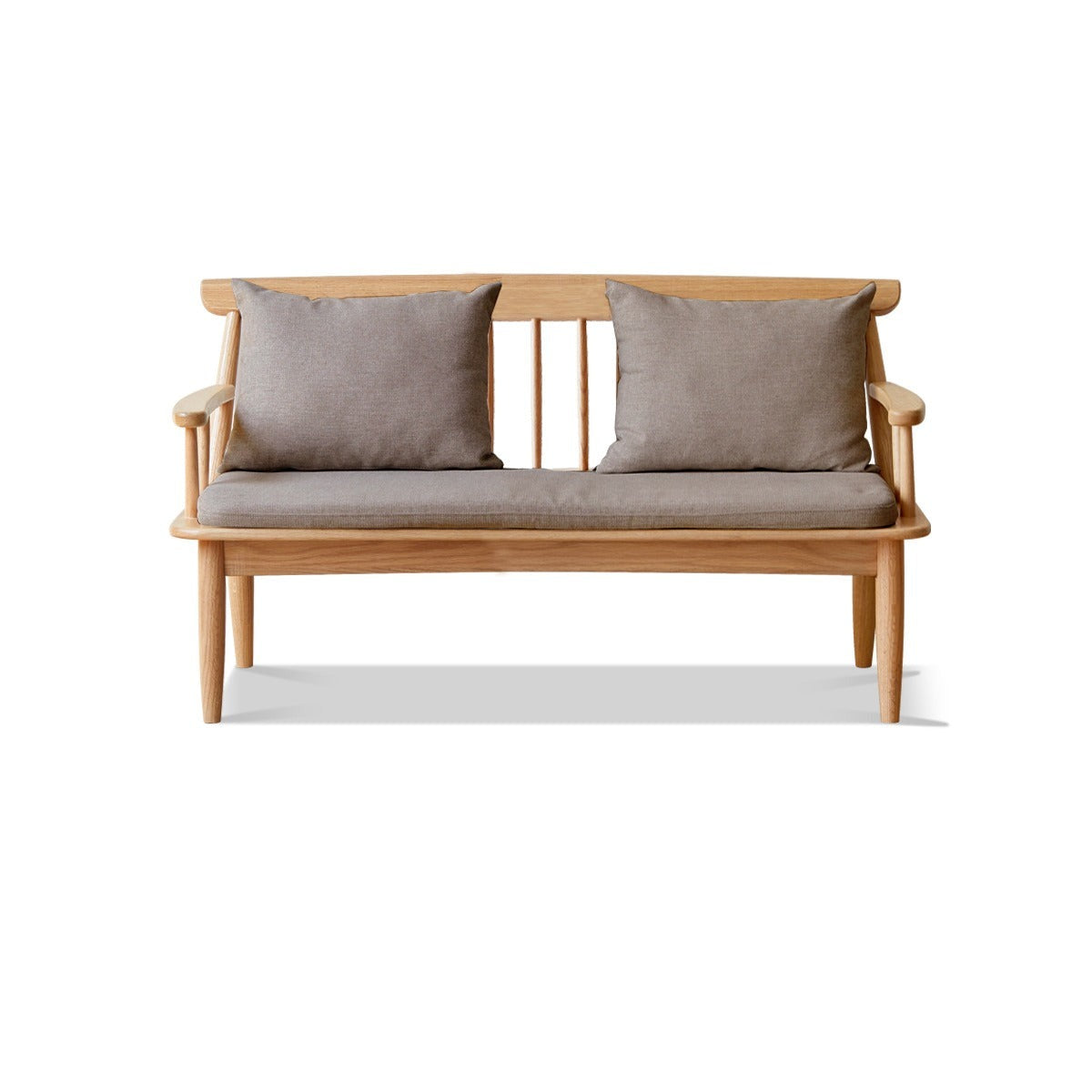 Oak Solid Wood Windsor Sofa Winter/Summer Dual Use