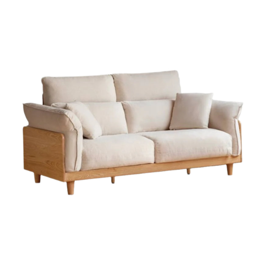 Oak, Ash Solid Wood high-back sofa