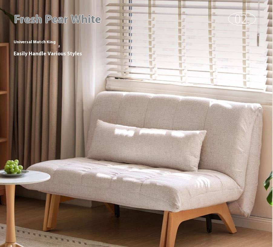 Retro Fabric Sofa Bed – Convertible Folding Sofa