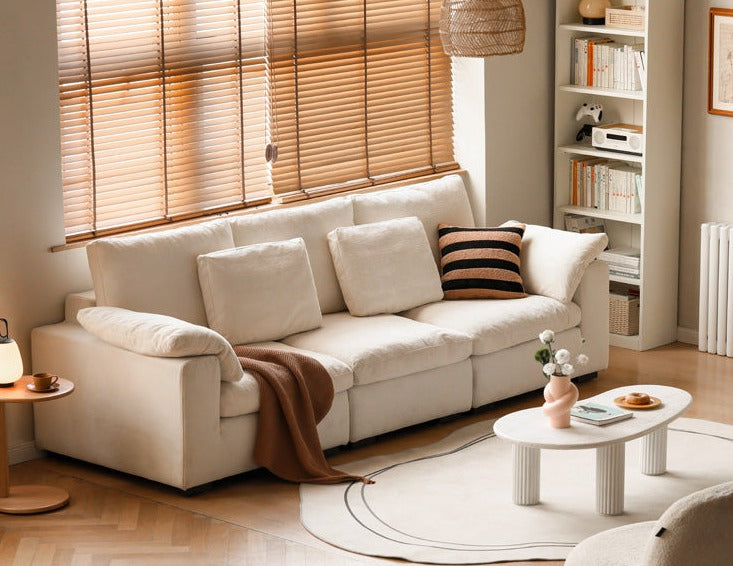 Ultra-Soft Deep Seat Fabric Sofa
