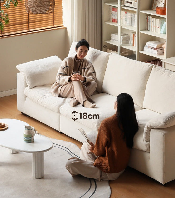 Ultra-Soft Deep Seat Fabric Sofa