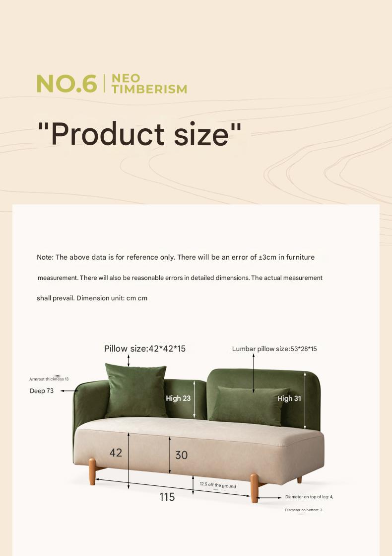 Two Tone Fabric Sofa with Scratch Resistant Upholster