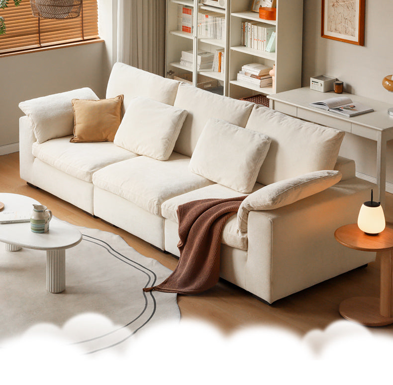 Ultra-Soft Deep Seat Fabric Sofa
