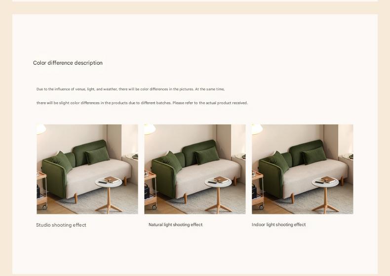 Two Tone Fabric Sofa with Scratch Resistant Upholster