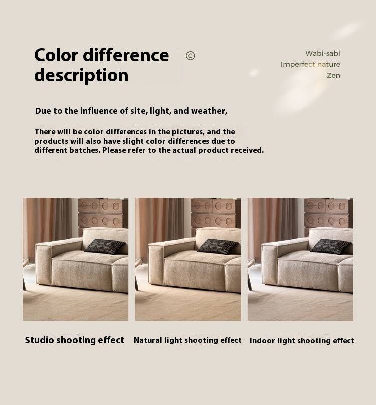 Wabi-Sabi Tofu Block Sofa