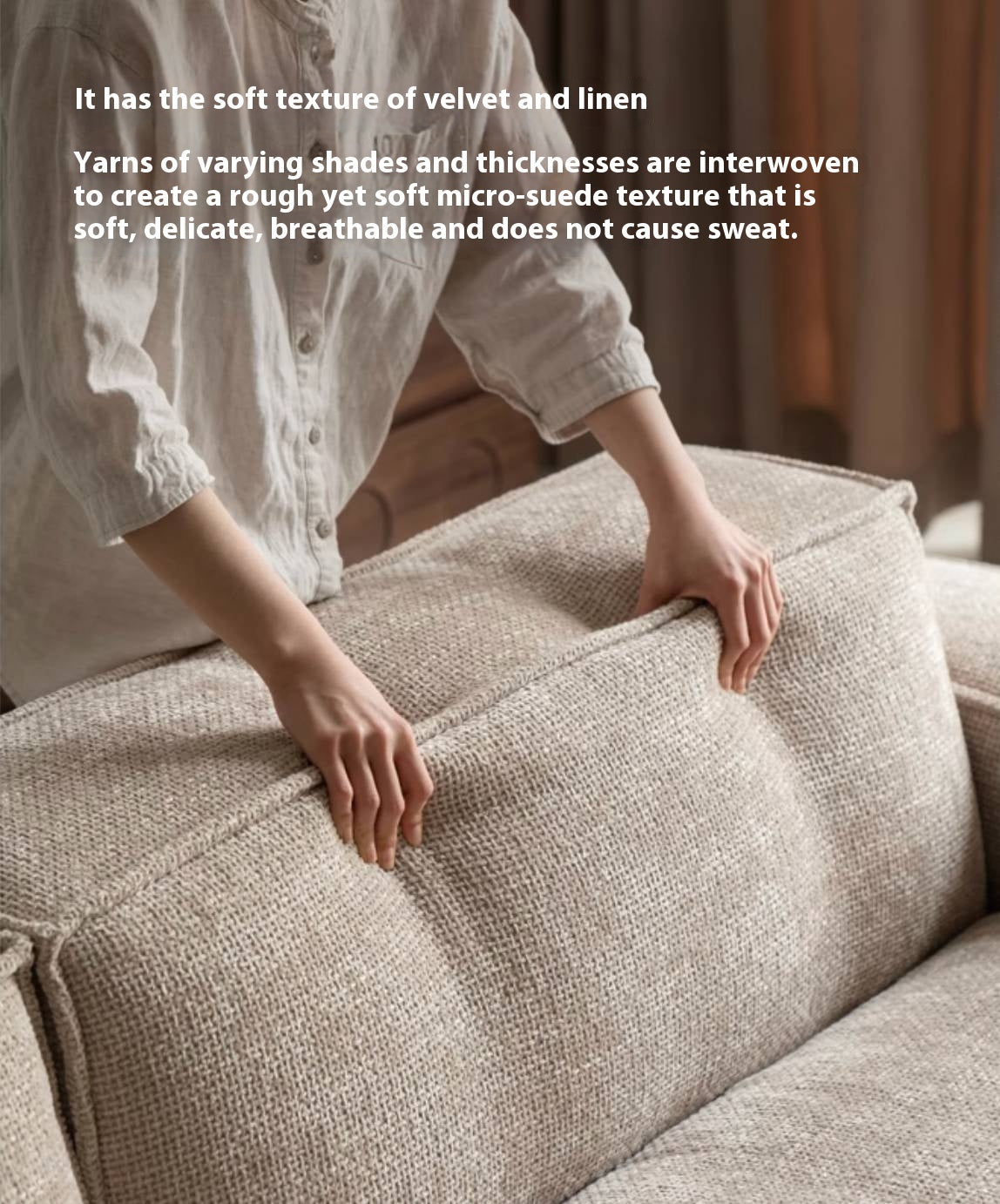 Wabi-Sabi Tofu Block Sofa