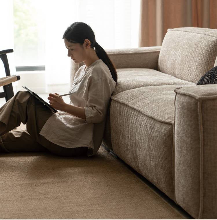 Wabi-Sabi Tofu Block Sofa