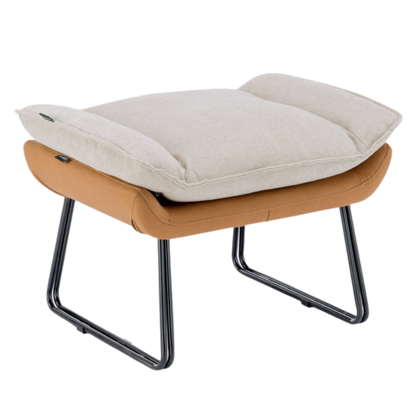 Oak Solid Wood, Fabric Sofa Footstool, Changing Stool