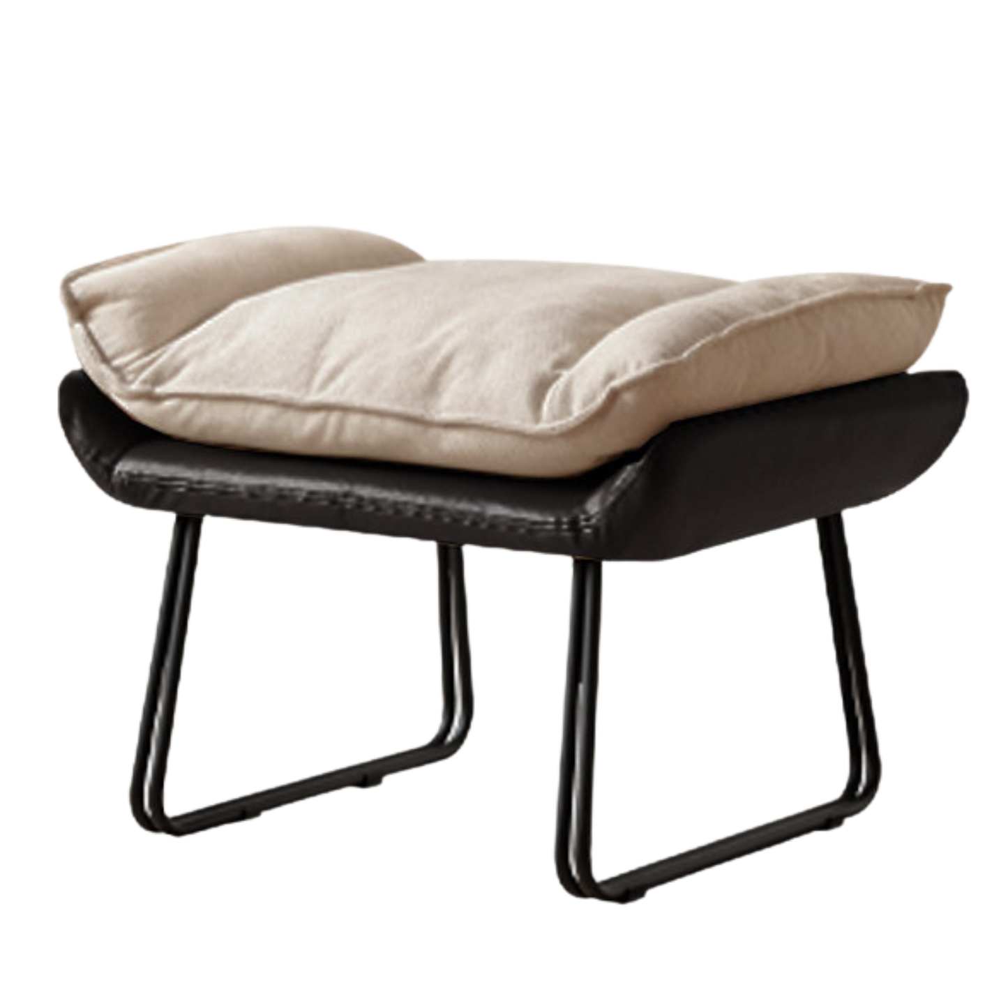 Oak Solid Wood, Fabric Sofa Footstool, Changing Stool