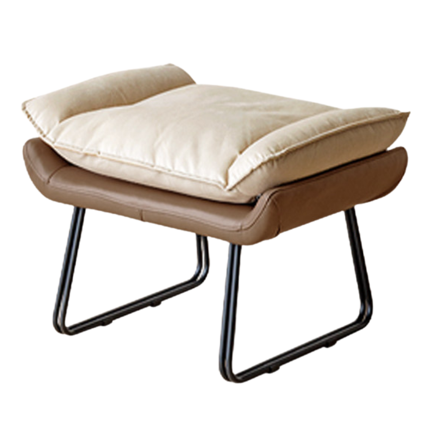 Oak Solid Wood, Fabric Sofa Footstool, Changing Stool