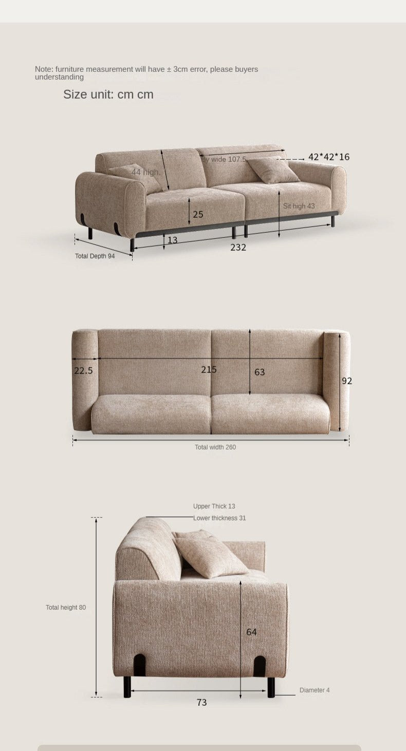 Wabi-Sabi Comfort Lounge Sofa