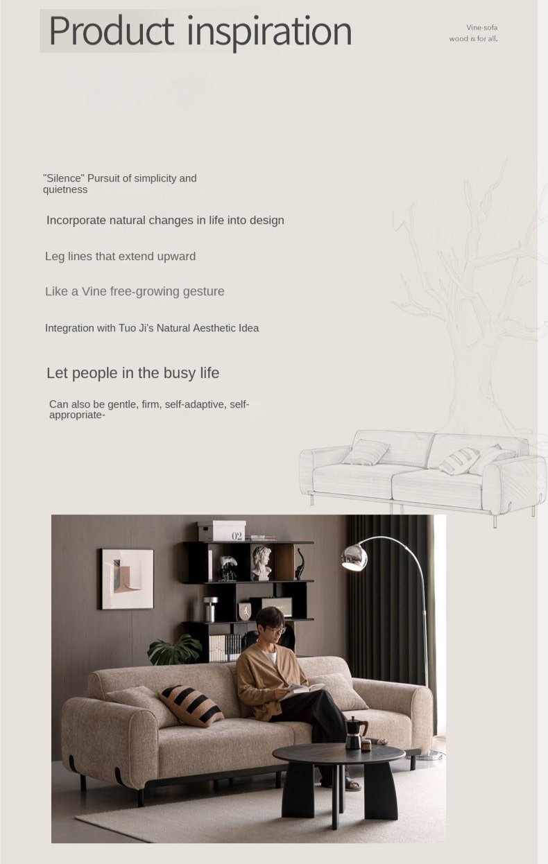Wabi-Sabi Comfort Lounge Sofa