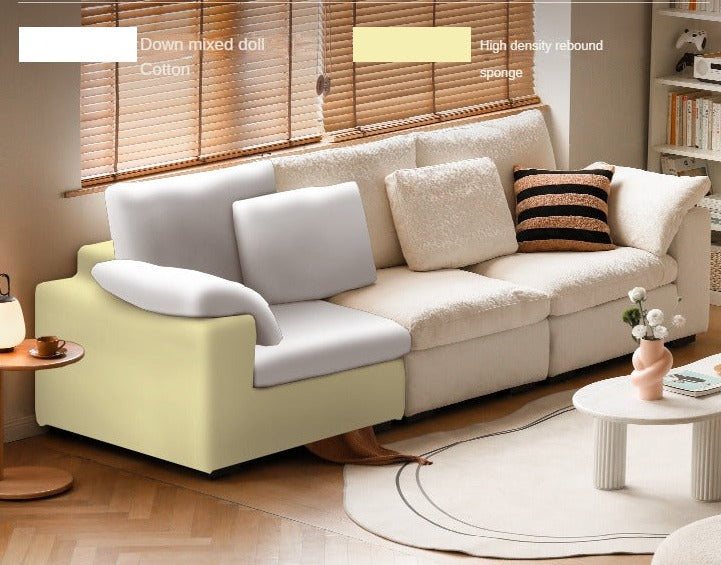 Ultra-Soft Deep Seat Fabric Sofa
