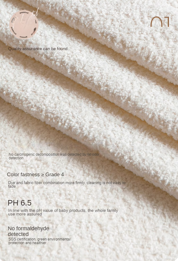 White Cream Upholstered Sofa