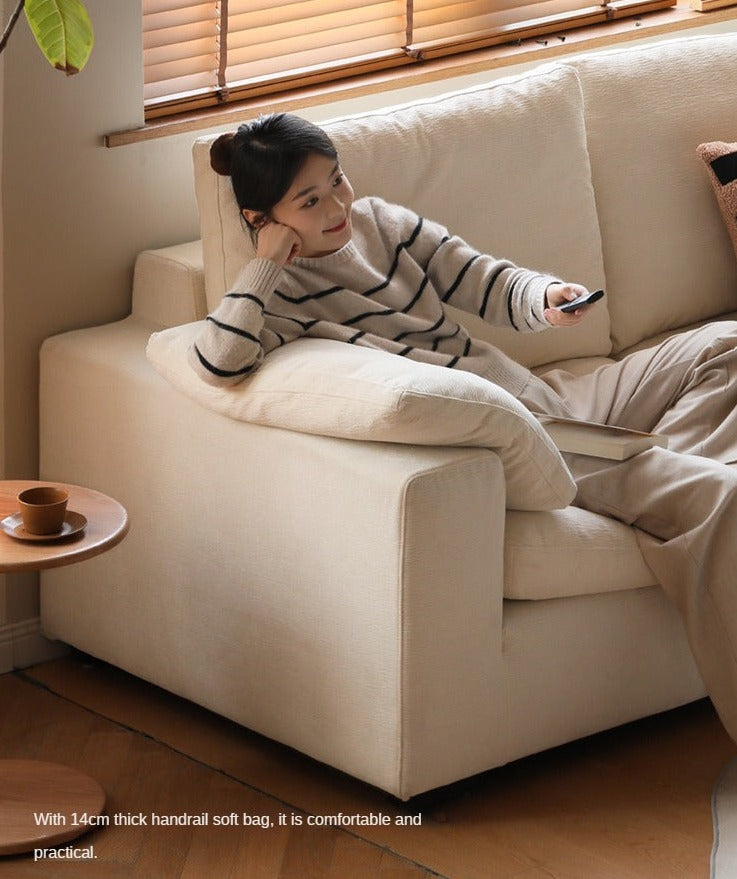 Ultra-Soft Deep Seat Fabric Sofa