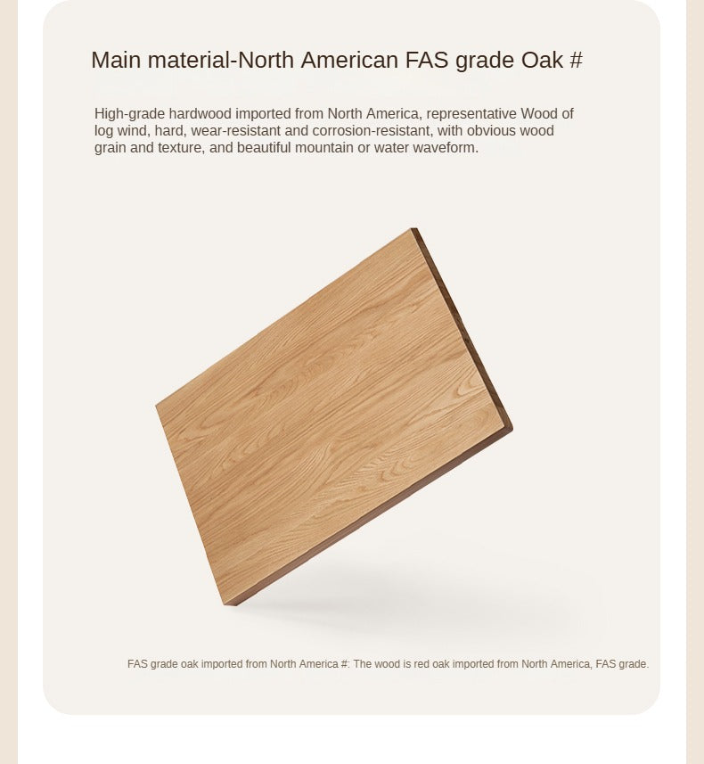 Oak Solid Wood Storage Bench Sofa, Card Seat