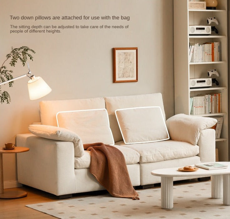 Ultra-Soft Deep Seat Fabric Sofa