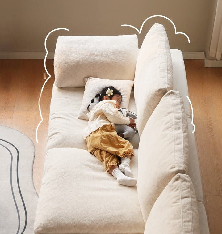 Ultra-Soft Deep Seat Fabric Sofa
