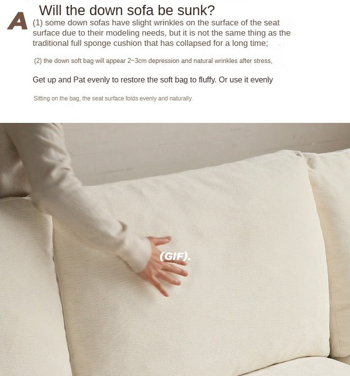 Ultra-Soft Deep Seat Fabric Sofa