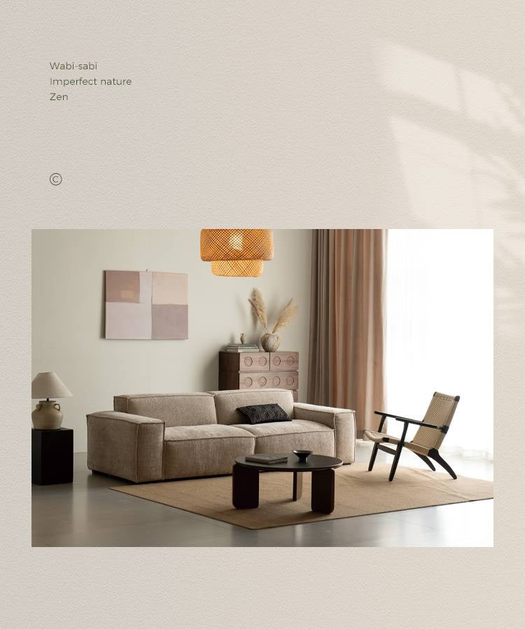 Wabi-Sabi Tofu Block Sofa