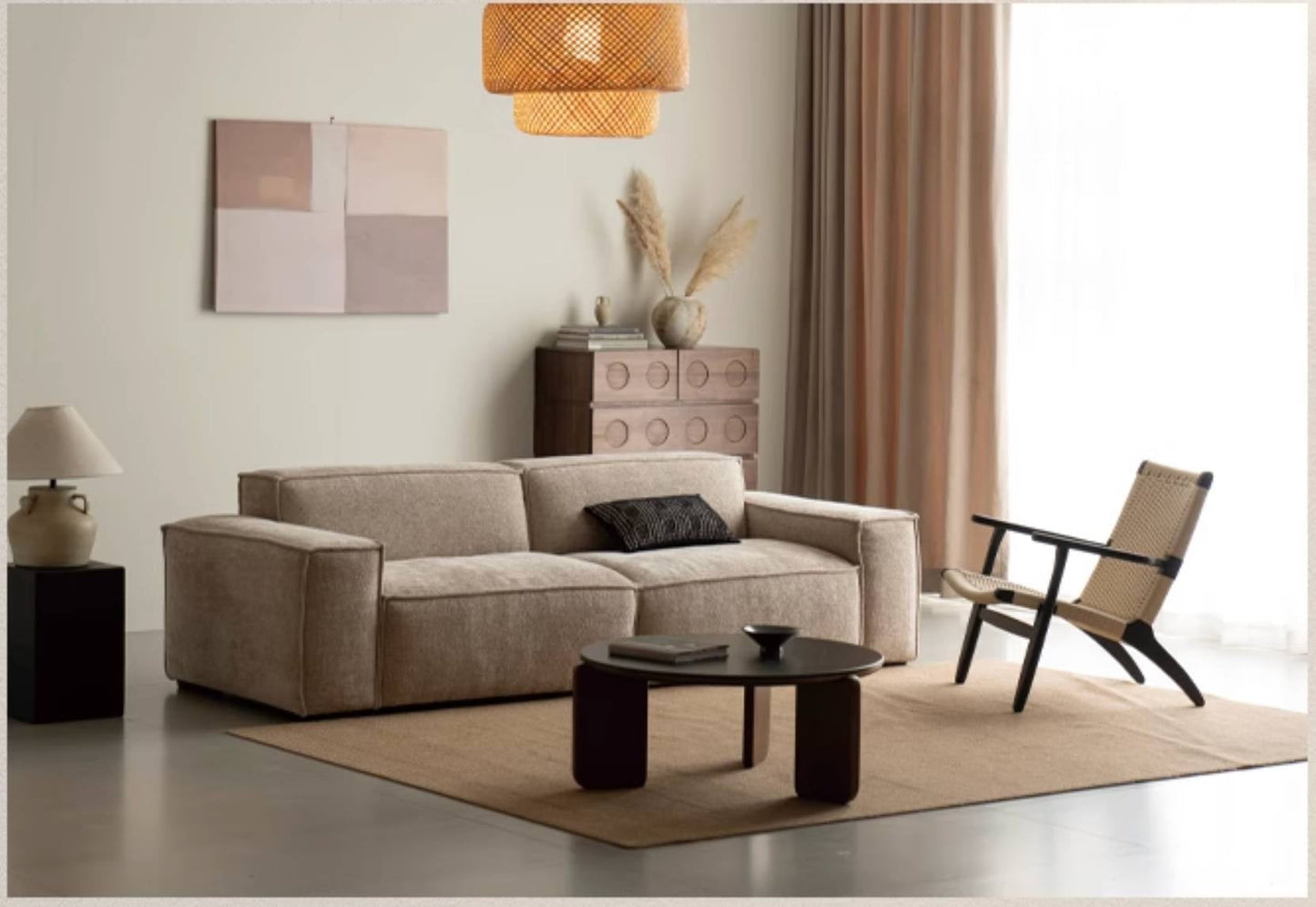 Wabi-Sabi Tofu Block Sofa